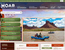 Tablet Screenshot of moabcity.org